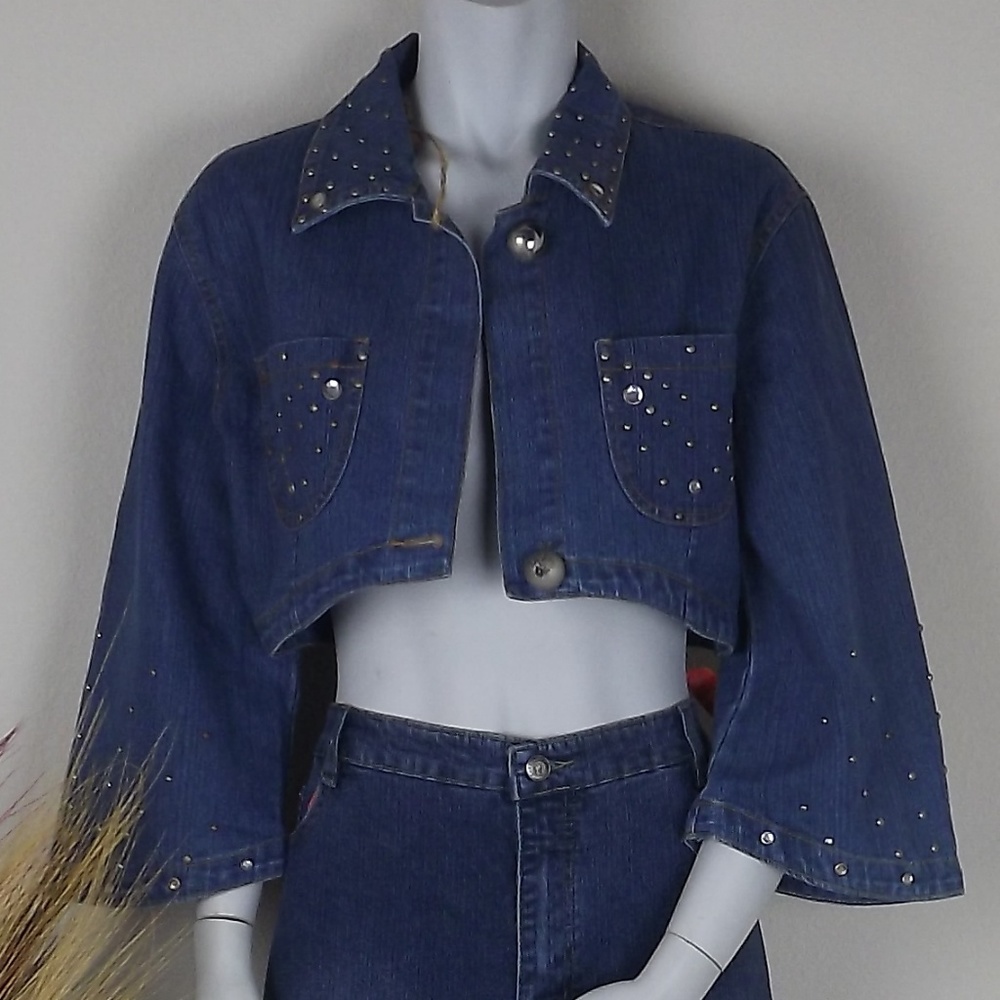 Medium Wash Blue Denim Jeans Jacket
